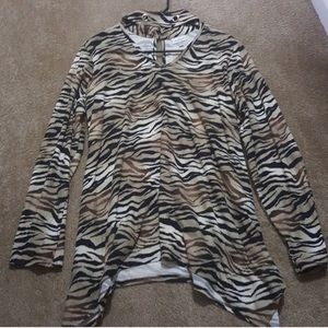 Zebra print shirt